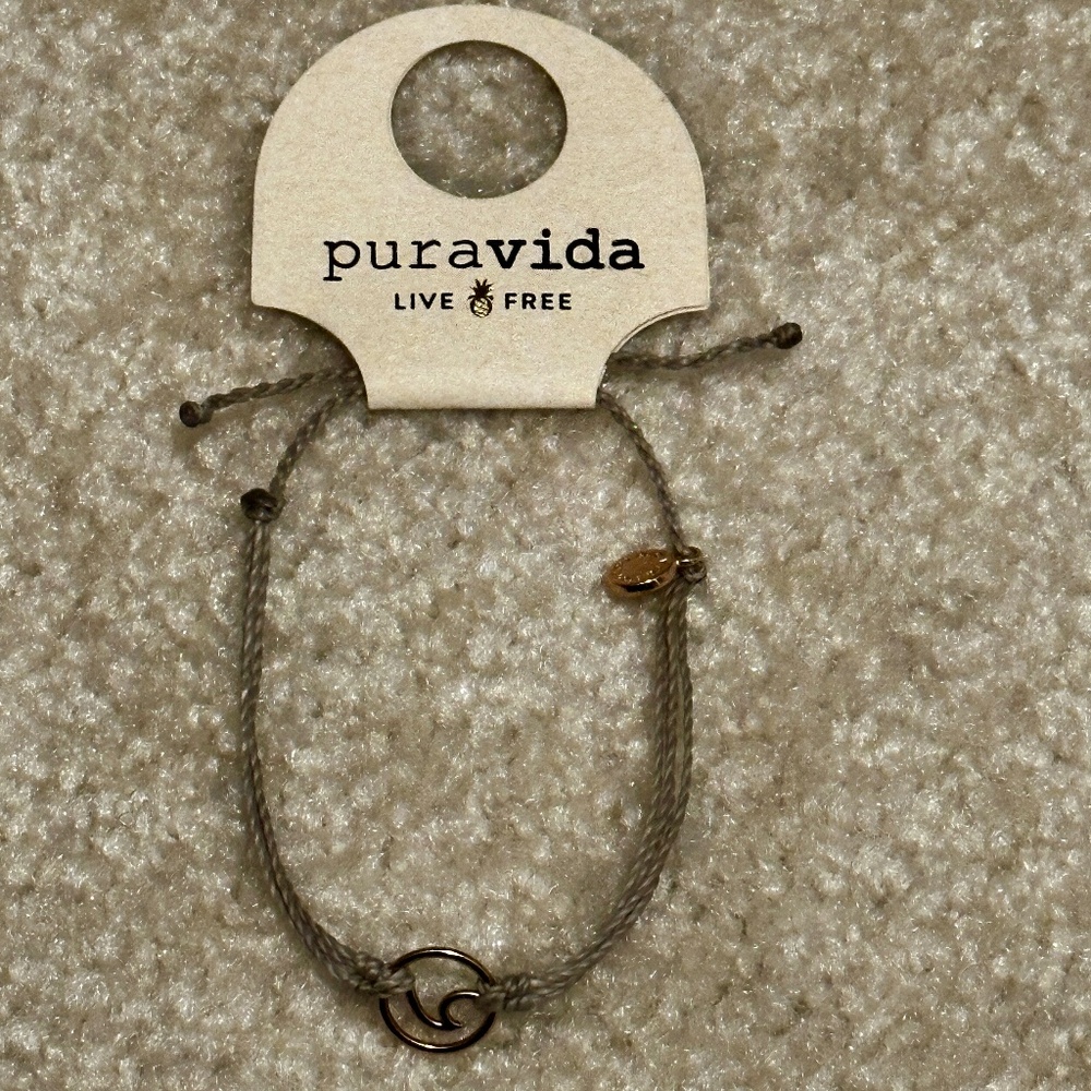 Pure Vida Rose Gold Wave Bracelet